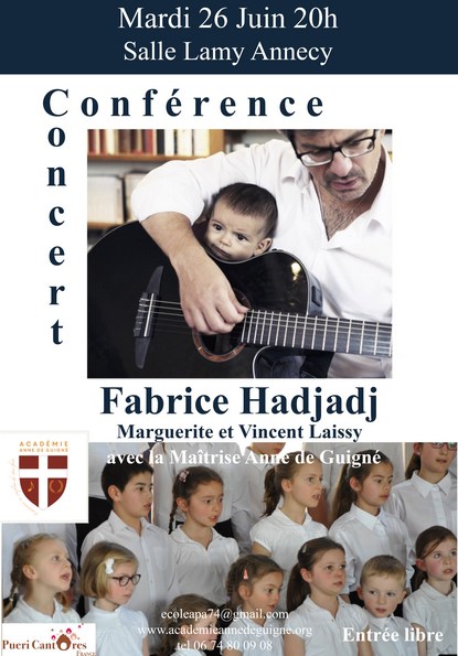 Conférence et concert de Fabrice Hadjadj