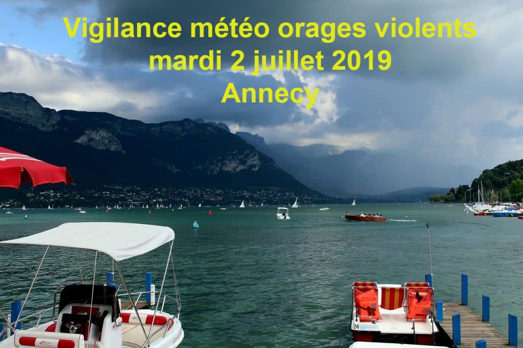 Orages Annecy 2019