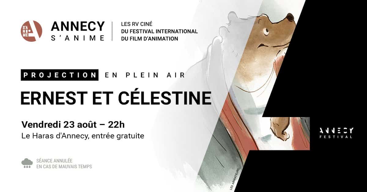 Projection plein air « Ernest et Célestine »