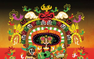 L’affiche du festival d’animation 2023 aux couleurs du Mexique